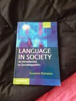 Language in society - an introduction to sociolinguistics