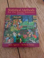 Statistical Methods for The social Sciences