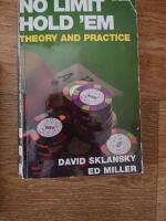 No limit hold' e theory and practice 