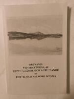 Ortnamn vid trakterna av Uppmieje&auml;noe och Auruje&auml;noe