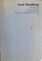 Axel Hamberg Minnesteckning