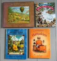 4 st b&ouml;cker Var &auml;r min syster + Jorden runt p&aring; 5 minuter + Minus och stora v&auml;rlden + Hattjakten