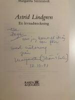 Astrid Lindgren : en levnadsteckning (Med h&auml;lsning fr&aring;n f&ouml;rfattaren )