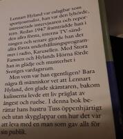 Leva med Lennart Hyland : Tuss Hyland ber&auml;ttar f&ouml;r Ulf Nilson