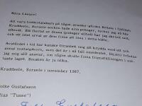 Kraddsele.  Gammalt fr&aring;n Br&auml;nte / Folke Gustafsson.