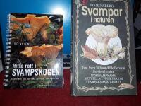 (2 svampb&ouml;cker) Hitta r&auml;tt i svampskogen : expertens r&aring;d om vilka svampar som v&auml;xer var / Bo Nyl&eacute;n + Svampar i naturen / bild: Bo Mossberg ; text: Sven Nilsson, Olle Persson.