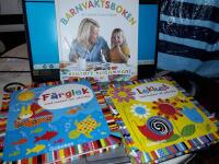 ( 3 b&ouml;cker) Barnvaktsboken : roligare tillsammans + Leklust med massor att utforska +F&auml;rglek med massor att utforska