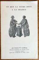 Ce que la Su&egrave;de doit a la France