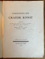 Meddelanden XXIV F&ouml;reningen f&ouml;r Grafisk konst