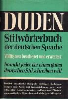 Duden Stilw&ouml;rterbuch der deutschen Sprache