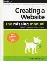 Creating a Website: The Missing Manual
