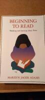 Beginning to Read: Thinking and Learning About Print [Elektronisk resurs]