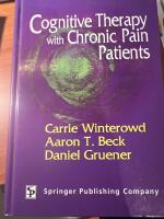 Cognitive Therapy with Chronic Pain Patients [Elektronisk resurs]