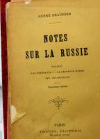 Notes sur la Russie