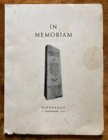 In Memoriam Björkborn 17december 1940