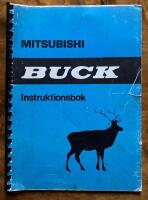 Mitsubishi Buck  Instruktionsbok   Traktor
