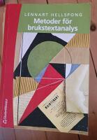 Metoder f&ouml;r brukstextanalys