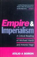 Empire and Imperialism: A critical reading of michael hardt and antonio negri