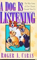 A dog is listening
