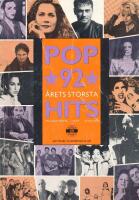 Pop 92 - &aring;rets st&ouml;rsta hits : melodist&auml;mma, text, analyser