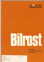 Bilrost En analys av vissa korrisionsskador p personbilar