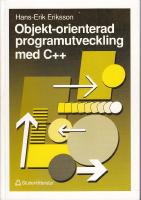 Objekt-orienterad programutveckling med C++
