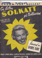 En litenh Solkatt p&aring; trottoaren
