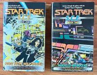 Star Trek S.C.E.: Have Tech, Will Travel och Miracle Workers (2 b&ouml;cker)