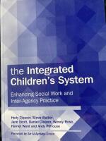 The integrated children's system - enhancing social work and inter-agency practice
