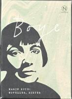 Karin Boye: noveller, dikter - Samlingsbox med fyra sm&aring; b&ouml;cker