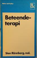 Beteendeterapi - Utvecklingslinjer och till&auml;mpningar i Sverige