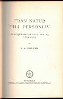 Fr&aring;n natur till personliv. F&ouml;rskjutningar inom nutida t&auml;nkande.