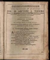 Evangeliorum anniversariorum analysis / richtigh f&ouml;rklarning, &ouml;fwer alla s&ouml;n- och helge dagars ewangelia hela &aring;hret igenom ... / a Nathanaele Tilesio ... samandragen i 26. &aring;hr. ; p&aring; swenska affsatt .. . aff Arvido Joh. Tidero [OBS! Del 3 av 4] 