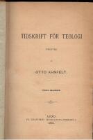 Tidskrift f&ouml;r teologi. &Aring;rg. 1-3. 