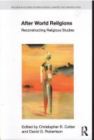 After world religions: Reconstructing religious studies. 