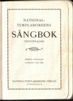 Nationaltemplarordens s&aring;ngbok. (Textupplagan)