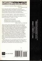 John of the Cross: Selected Writings. Edited with an introduction by Kieran Kavanaugh, O.C.D. Preface by Ernest E. Larkin, O. Carm.