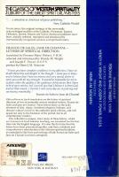 Francis de Sales, Jane de Chantal: Letters of spiritual direction. Selected and introduced by Wendy M. Wright and Joseph F. Power. [Preface by Henri J. M. Nouwen]
