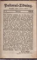 Pastoral-Tidning. M&aring;nadsblad, utgifwet af G. D. Bj&ouml;rck. &Aring;rg. 1, nr 1-12. [Med ett supplement]