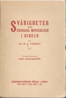 Sv&aring;righeter och skenbara mots&auml;gelser i Bibeln