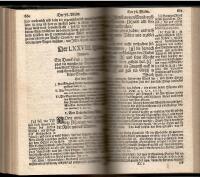 Neu-klingende Harpfe Davids, das ist die von dem seel. Luthero in reines Teutsch &uuml;bergestzte V. B&uuml;cher der Psalmen Davids, wie solche in Marginal-Anmerckungen fast von Wort zu Wort aus dem Grund-Text schrifft-m&auml;ssig erkl&auml;ret / hernach mit reichen Lehren / Warnungen / Ermahn- und Tr&ouml;stungen zu heilsamer Erbauung angewendet / endlich mit 173, darau&szlig; gezogenen und auf den Zustand unserer Zeiten gerichteten and&auml;chtigen Gebeten versehen und zu F&ouml;rderung de&szlig; Wahren Christenthums / Zum andern mahl / aber um ein gar grosses vermehrt / herau&szlig;gegeben worden / von M. Johann David Frisch / Pfarrern zu St. Leonhard.