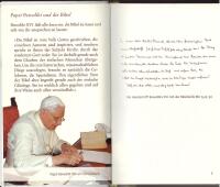 Die Benedikt-Bibel &ndash; Die Heilige Schrift des Alten und Neuen Bundes - Vollst&auml;ndige deutsche Ausgabe [Zum Festtag des ... Benedikt XVI. im Jahr seines 80. Geburtstages]