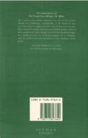 A commentary on the Gospel according to St John