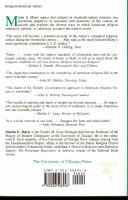 Modern American Religion. Volume 1. The Irony of It All, 1893-1919.