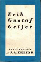 Erik Gustaf Geijer [Anteckningar]