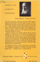 Aspects Of Rabbinic Theology. [Introduction to New Edition by Louis Finkelstein]