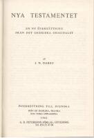 (Bibeln. Nya Testamentet. Svenska. Darby. 1981) Nya Testamentet. En ny &ouml;vers&auml;ttning fr&aring;n det grekiska originalet av J. N. Darby. 