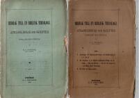 Bidrag till en biblisk theologi. Afhandlingar och skrifter samlade och utgifna af O.F. Myrberg. 1. Tankar om en r&auml;tt f&ouml;rsamlingsledning efter Jesu f&ouml;rebild / af W&auml;chter /  Antydningar f&ouml;r religionsundervisning och skriftf&ouml;rst&aring;nd / af J.T. Beck. 2. Om betydelsen af de bibliska gudsnamnen Elohim och Jehovah - Gud och Herren - och det s&auml;tt hvarp&aring; de i den heliga skrift f&ouml;rekomma. 3. Om liktal och likpersonalier. 