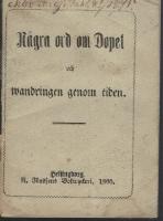 N&aring;gra ord om dopet och wandringen genom tiden. 