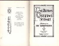 Dig betros &Ouml;sterns vishet